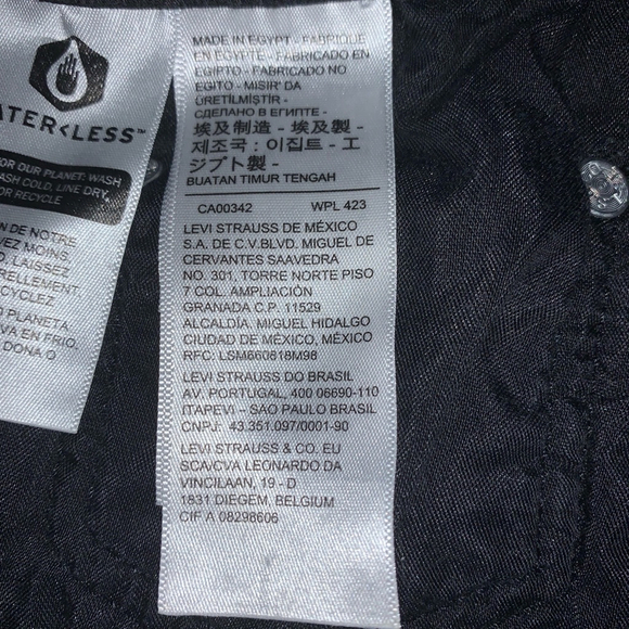 Women's Levi's Jeans Size 30 Black - Picture 11 of 12